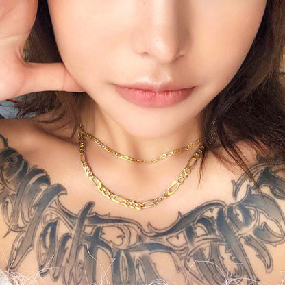 Figaro Link Chain Necklace for Women