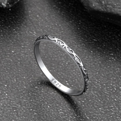 925 Sterling Silver Celtic Knot Ring for Women