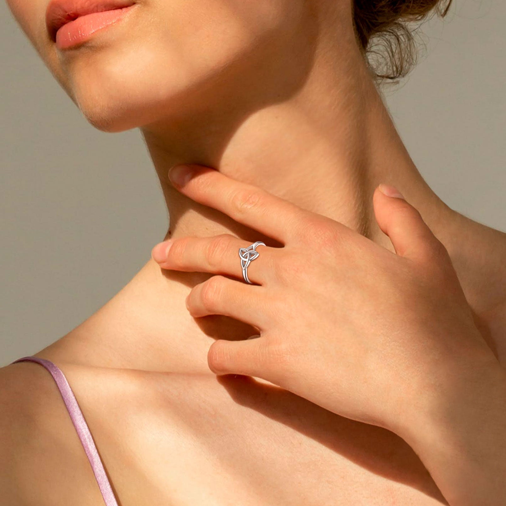 FaithHeart Sterling Silver Celtic Knot Ring - FaithHeart Jewelry