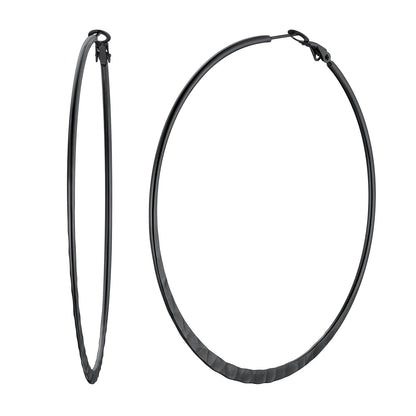 Simple Hoop Earrings for Women 30/40/60/80 MM