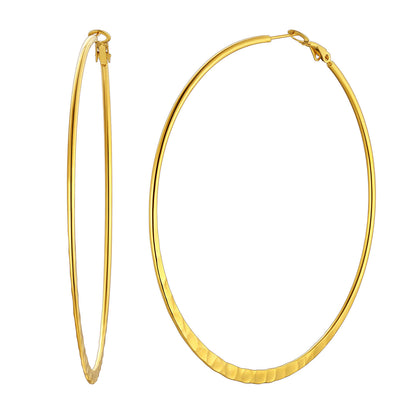 Simple Hoop Earrings for Women 30/40/60/80 MM