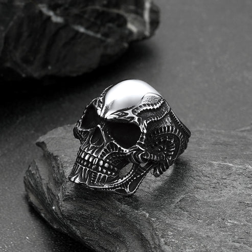 Skull Ring for Men | Gothic | Stainless Steel – FaithHeart Jewelry