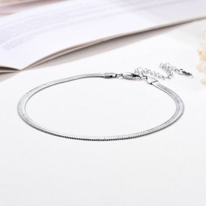 Minimalist Flat Chain Necklaces