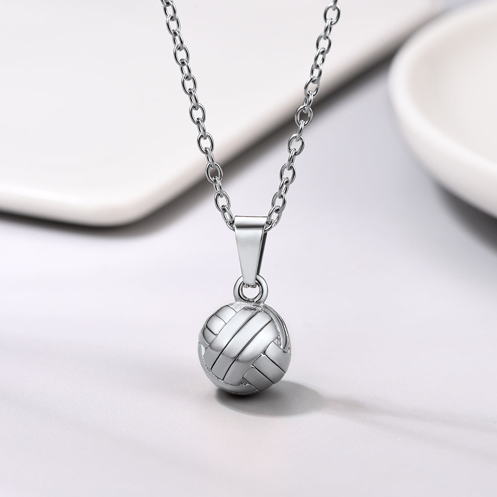  Sport Volleyball Pendant Necklace for Players and Fans
