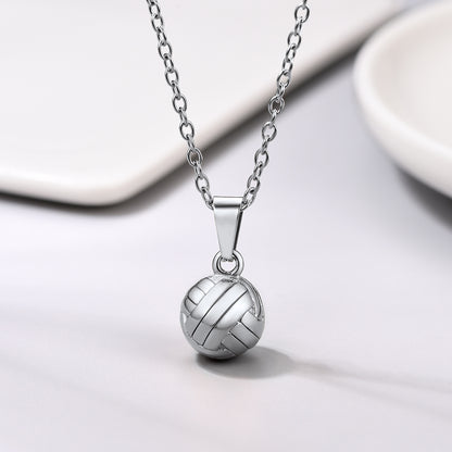  Sport Volleyball Pendant Necklace for Players and Fans