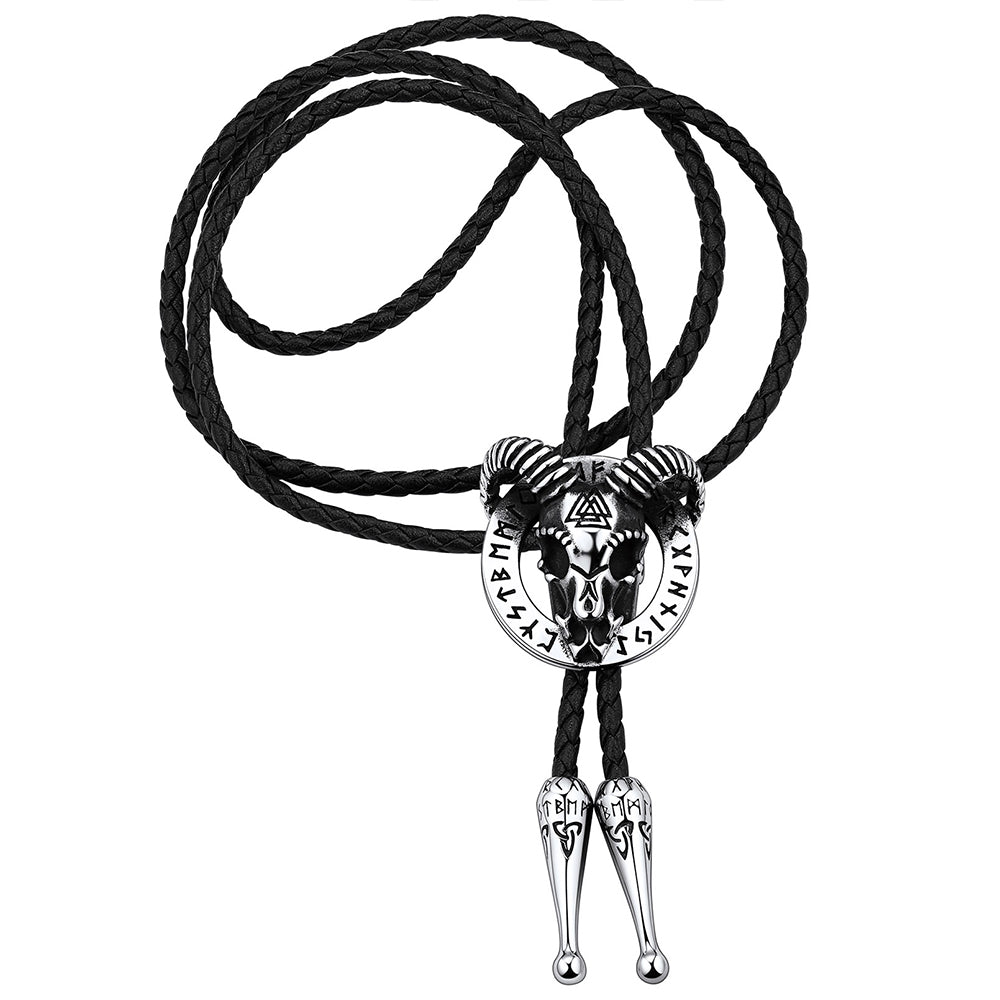 Satanic Baphomet Goat Bolo Tie for Men Women
