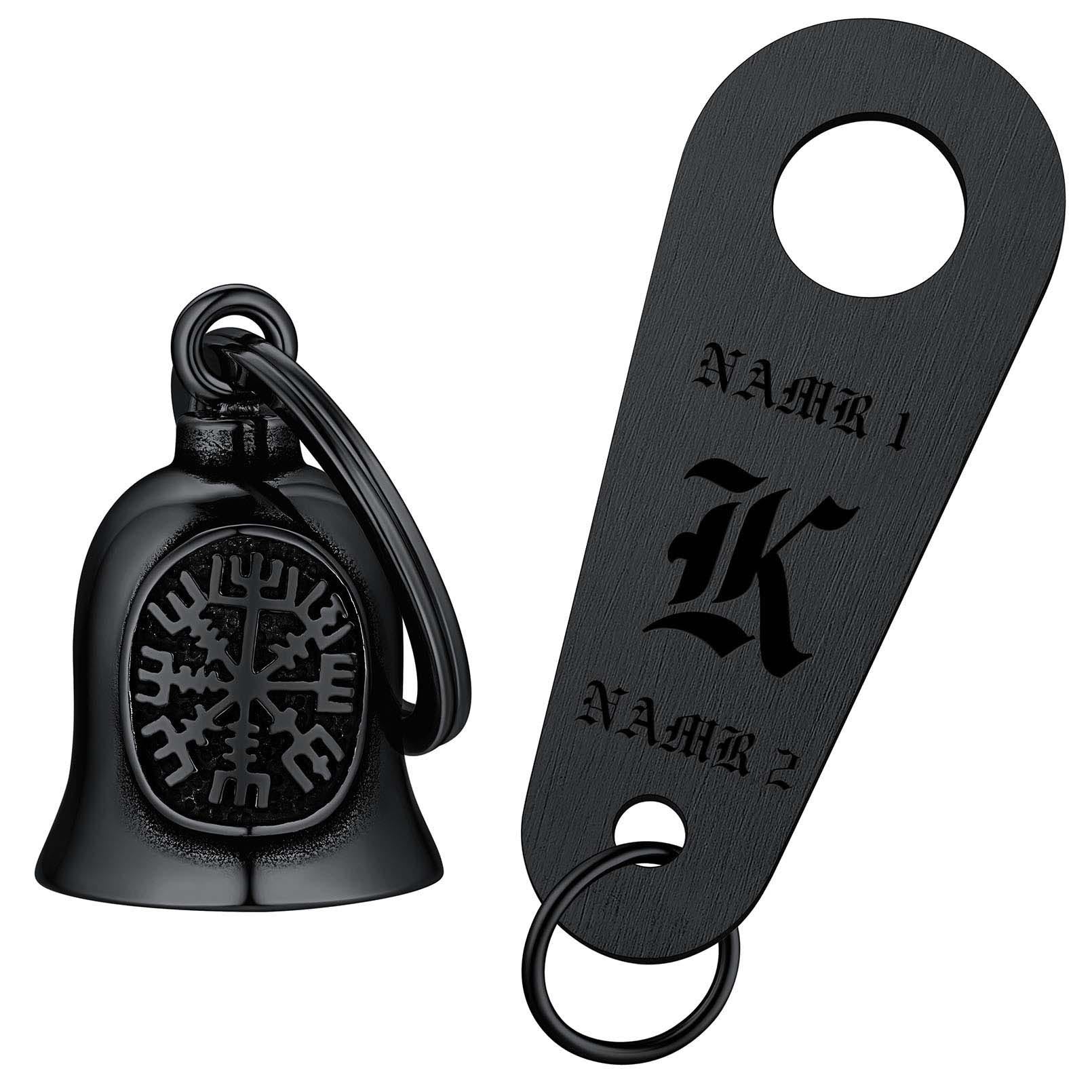 Biker Viking Compass Motorcycle Guardian Bells for Men FaithHeart