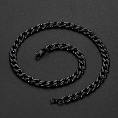 Sturdy Cuban Link Chain Necklace Lobster Clasp For Men 5/9/12/15MM Width