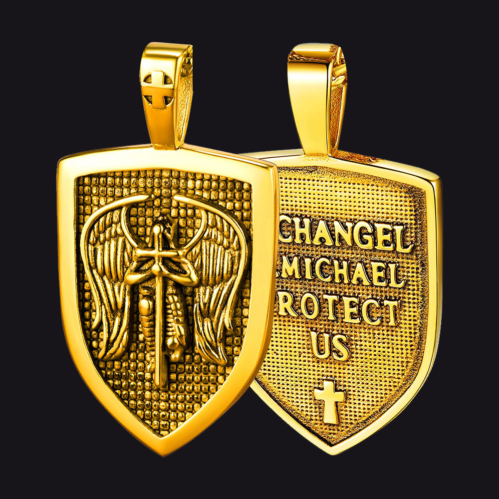 Shield St. Michael Pendant FaithHeart Jewelry