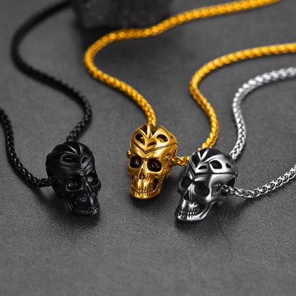 Flash Sale Gothic Skull Necklace Pendant For Men