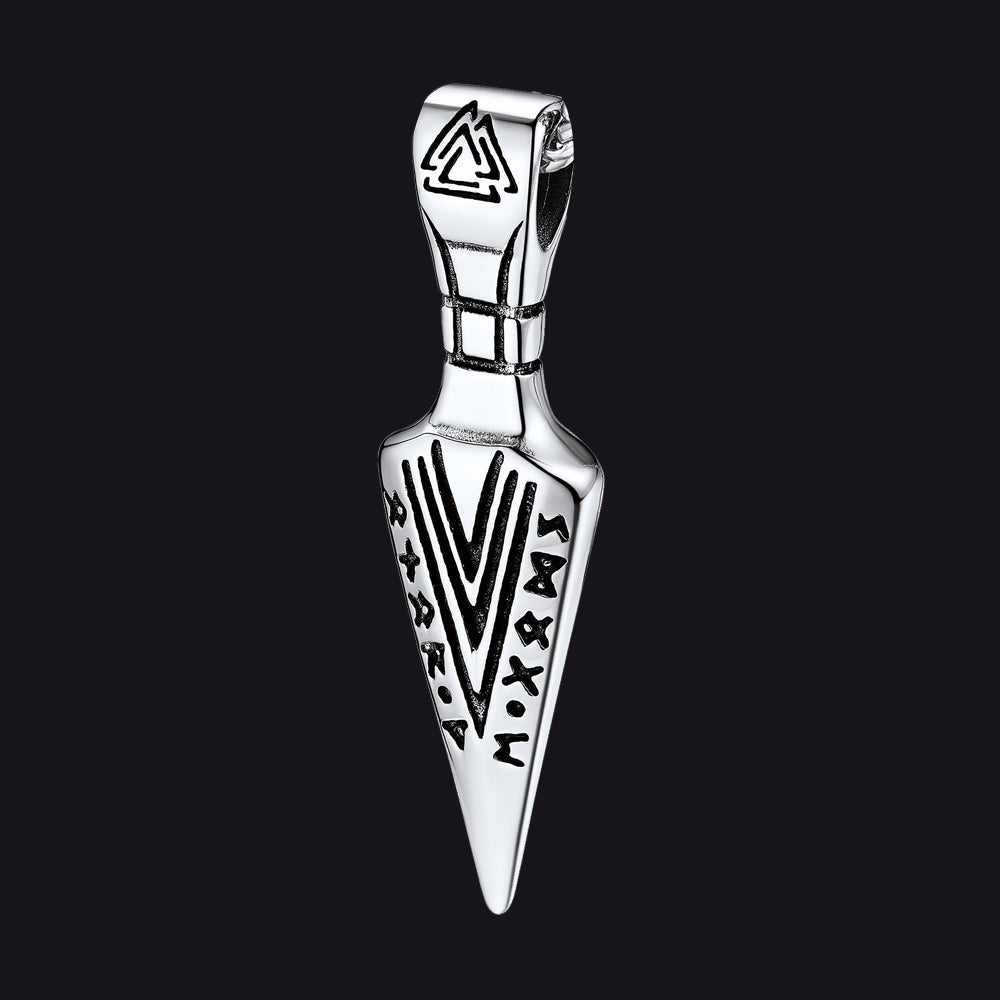 Gungnir Spear Pendant FaithHeart Jewelry