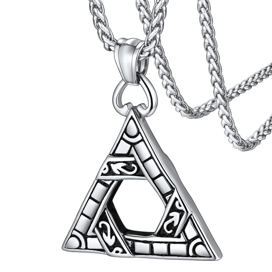 Flash Sale Gothic Triangle Necklace Pendant Necklace for Manimg