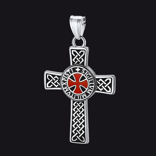 Knights Templar Cross Pendant FaithHeart Jewelry