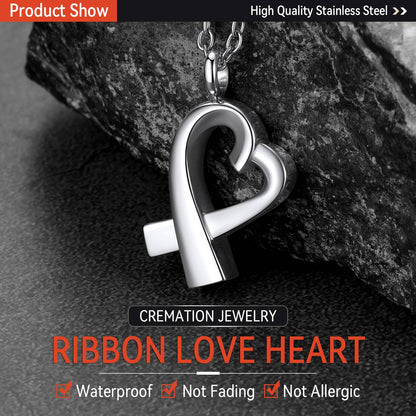 Custom Heart Urn Necklace Cremation Pendants for Ashes
