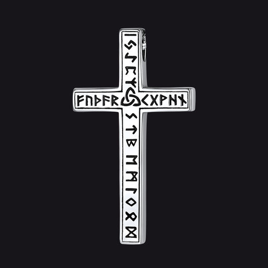 Norse Cross Pendant FaithHeart Jewelry