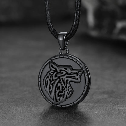 Custom Viking Wolf Locket Necklace with Picture Inside