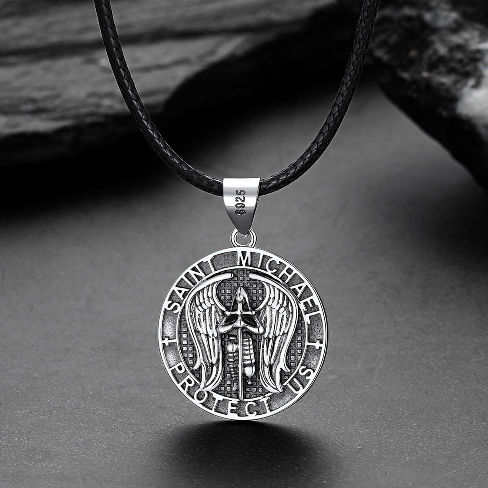 Michael Pendant Necklace for Men – FaithHeart Jewelry