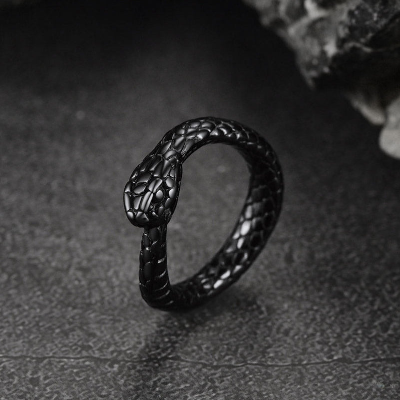 FaithHeart Snake Rings Stainless Steel Gothic Midi Ring FaithHeart