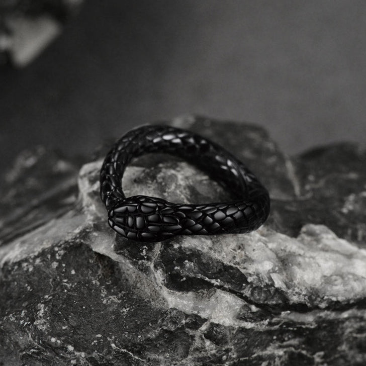 FaithHeart Snake Rings Stainless Steel Gothic Midi Ring FaithHeart