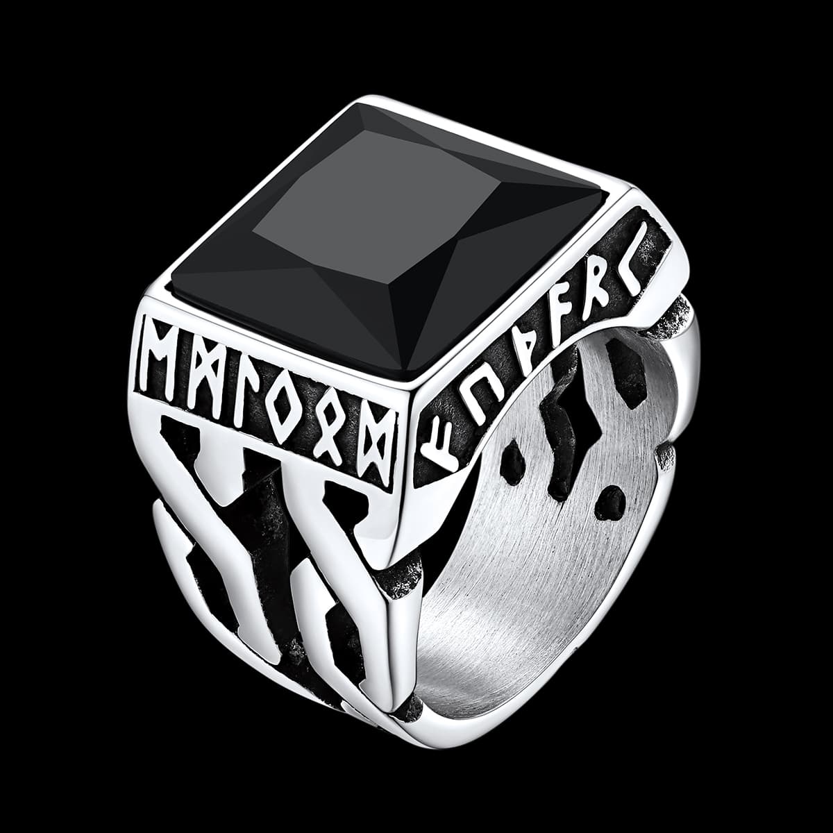 Runes Band Rings