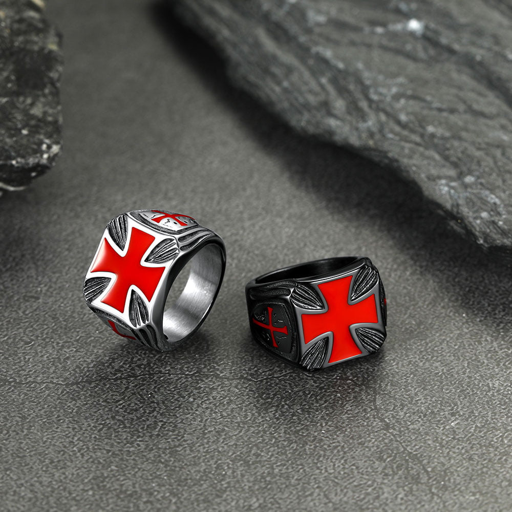 Templar Cross Ring