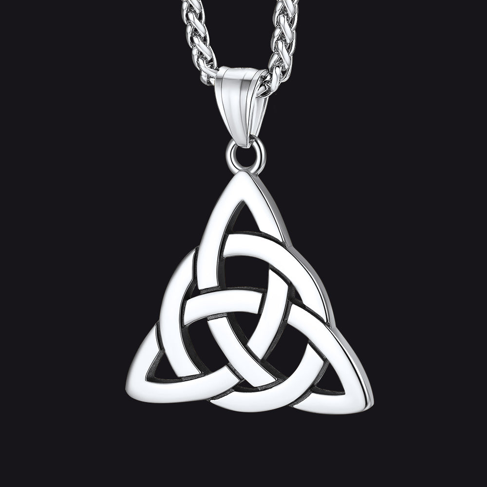 Irish Celtic Knot Necklace Stainless Steel