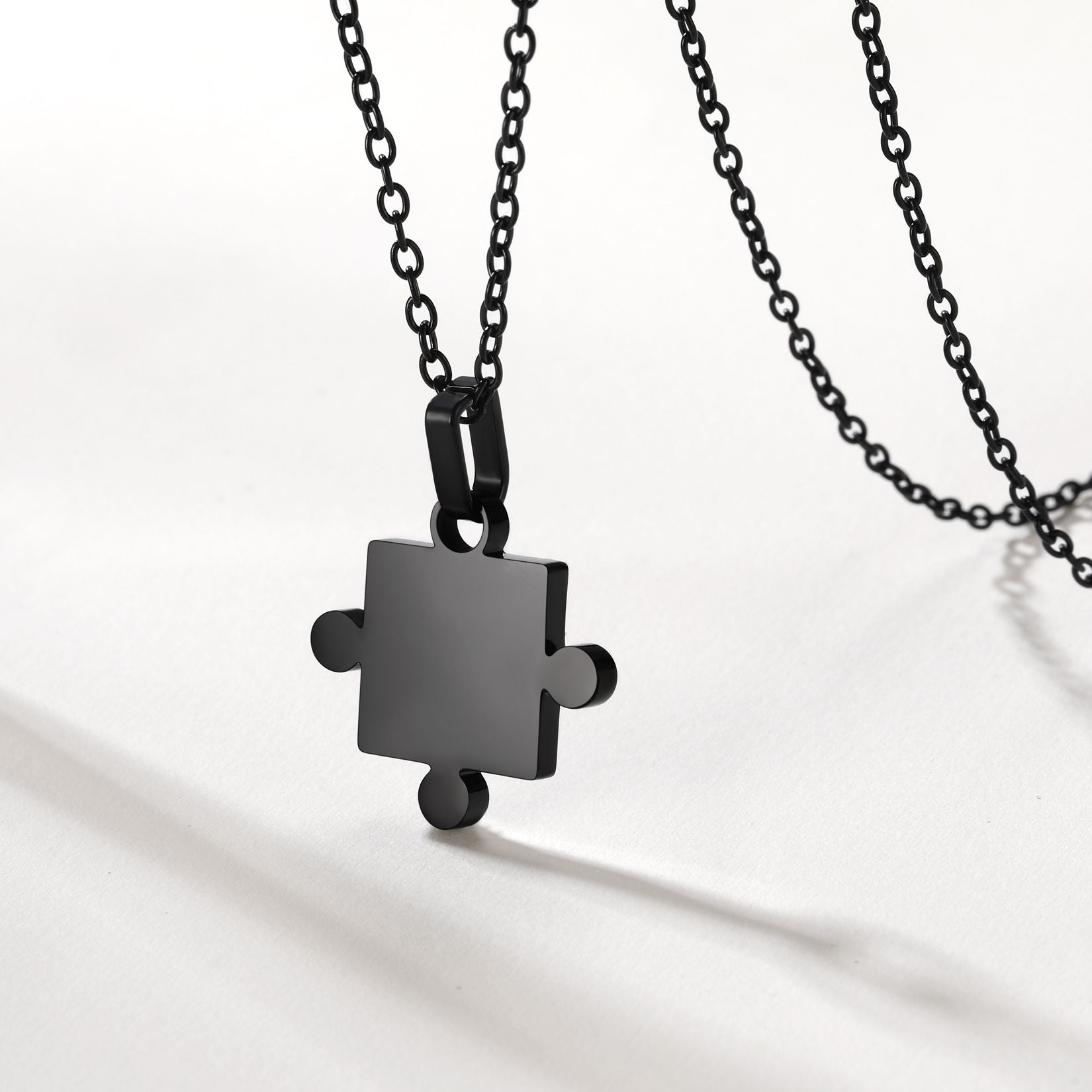 Personalized Puzzle Matching Necklaces for Couple BIRTHSTONES JEWELRY INC