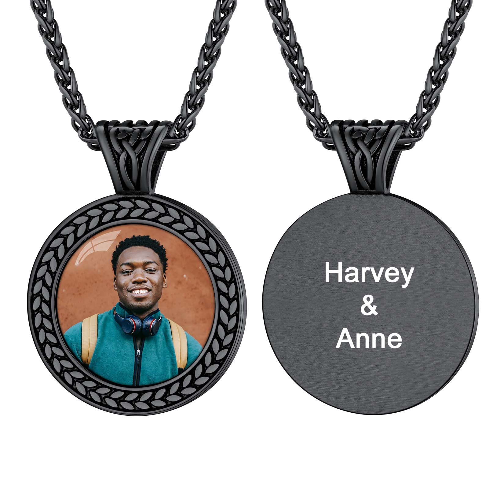 Personalized Memorial Picture Necklace Pendant with Photo FaithHeart