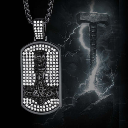 Faithheart Viking Thor's Hammer Pendant Mjolnir Necklace for Men