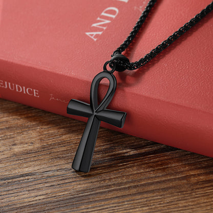 Egyptian Coptic Ankh Cross Necklace For Men Women