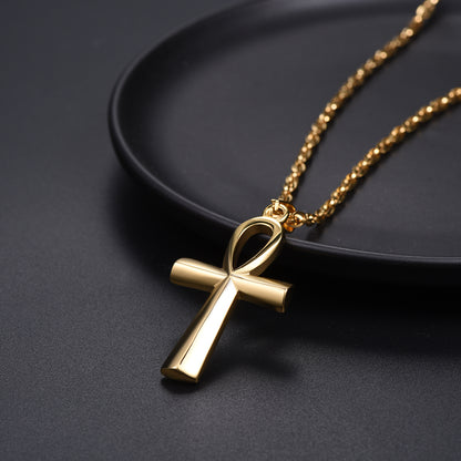 Egyptian Coptic Ankh Cross Necklace For Men Women