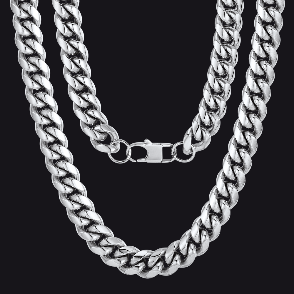 Chunky Heavy Miami Cuban Link Chain Necklace For Men 14-30 Inches