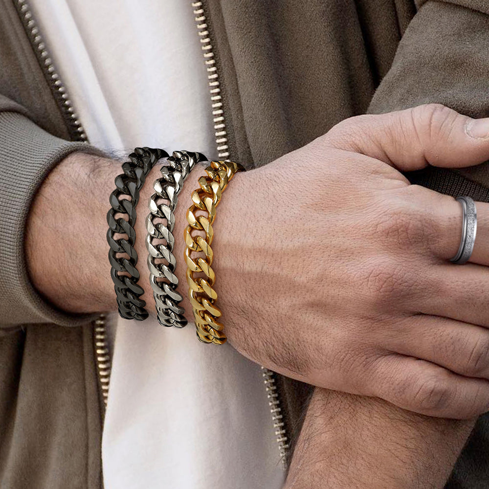 Cuban Link Bracelet Chain Bracelet For Men