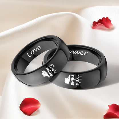 Customized Couple Promise Rings for Him Her BIRTHSTONES JEWELRY INC