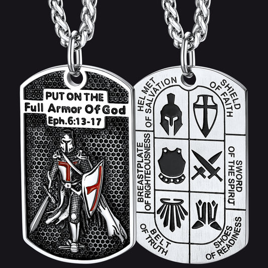 Knights Templar Dog Tag Necklaceimg