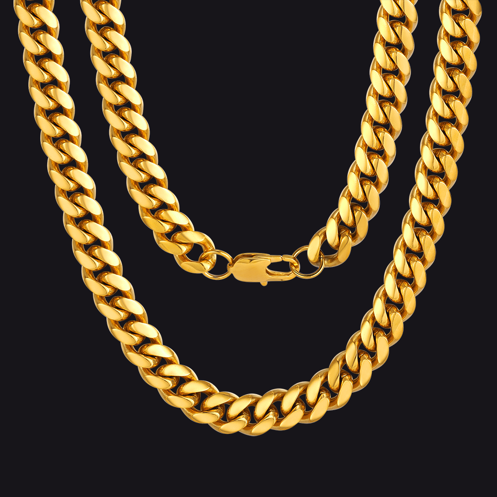 Chunky Heavy Miami Cuban Link Chain Necklace For Men 14-30 Inches