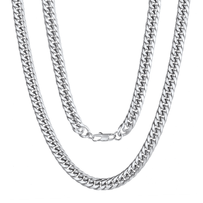 Thick Handmade Miami Cuban Chain Necklace for Men Boys 18"-30"