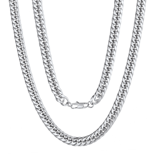 Thick Handmade Miami Cuban Chain Necklace for Men Boys 18"-30"