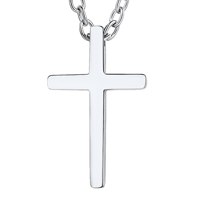 FaithHeart Classic Cross Necklace For Men/Women FaithHeart