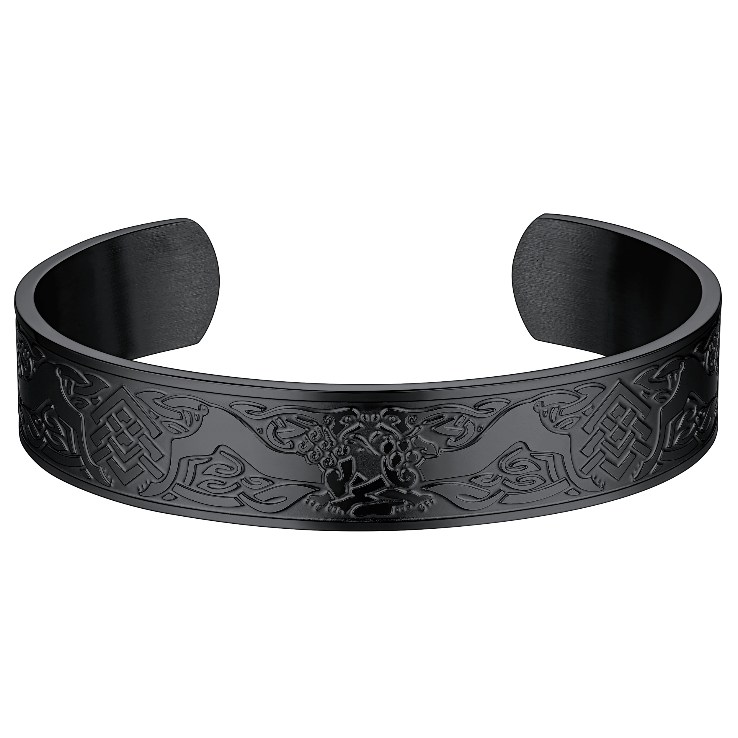 Custom Celtic Knot Cuff Bracelet Bangle