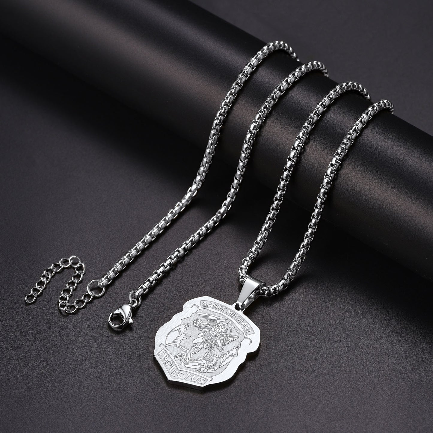 FaithHeart The Archangel St. Michael Necklace Medal Shield Pendant FaithHeart