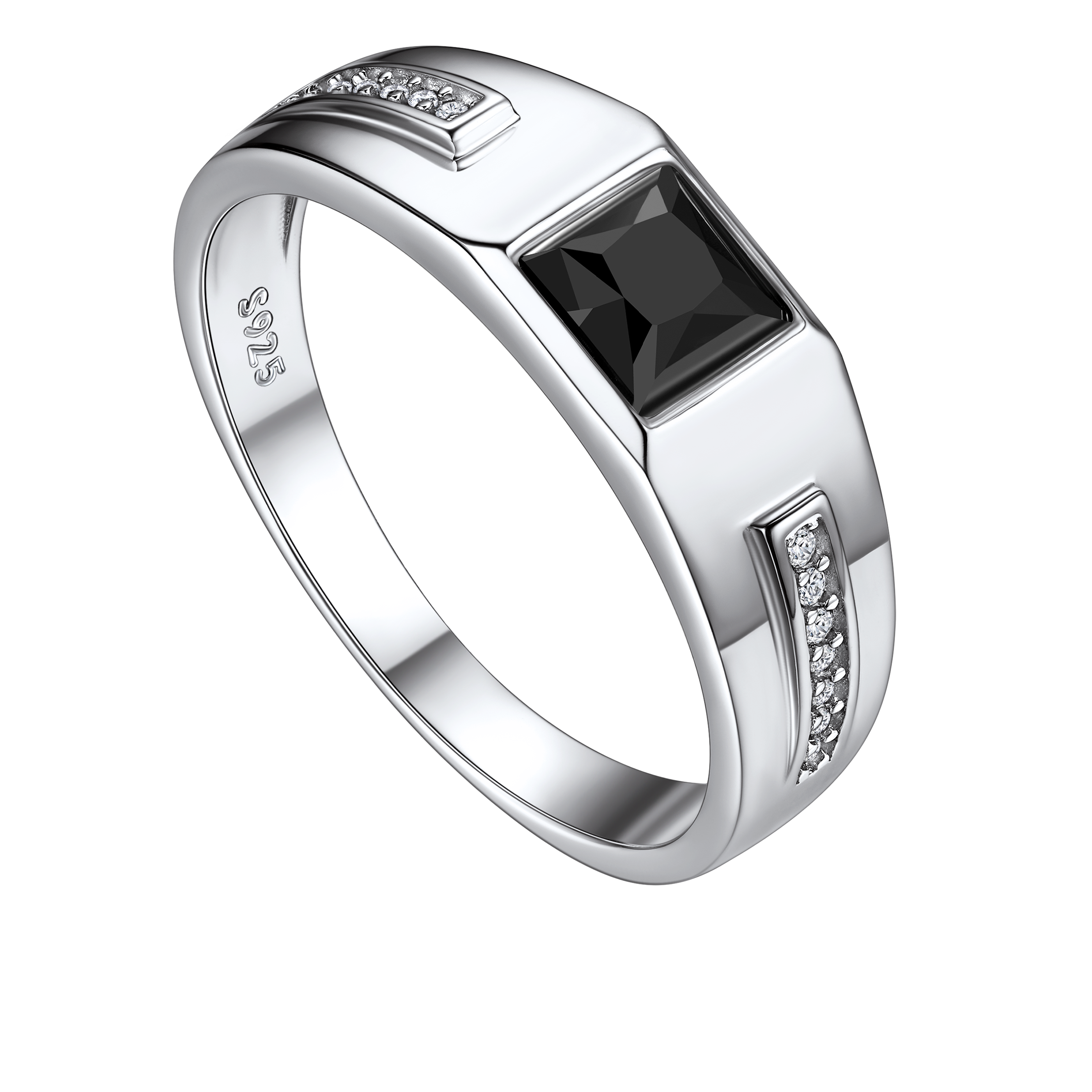 Minimalist Onyx Band Ring