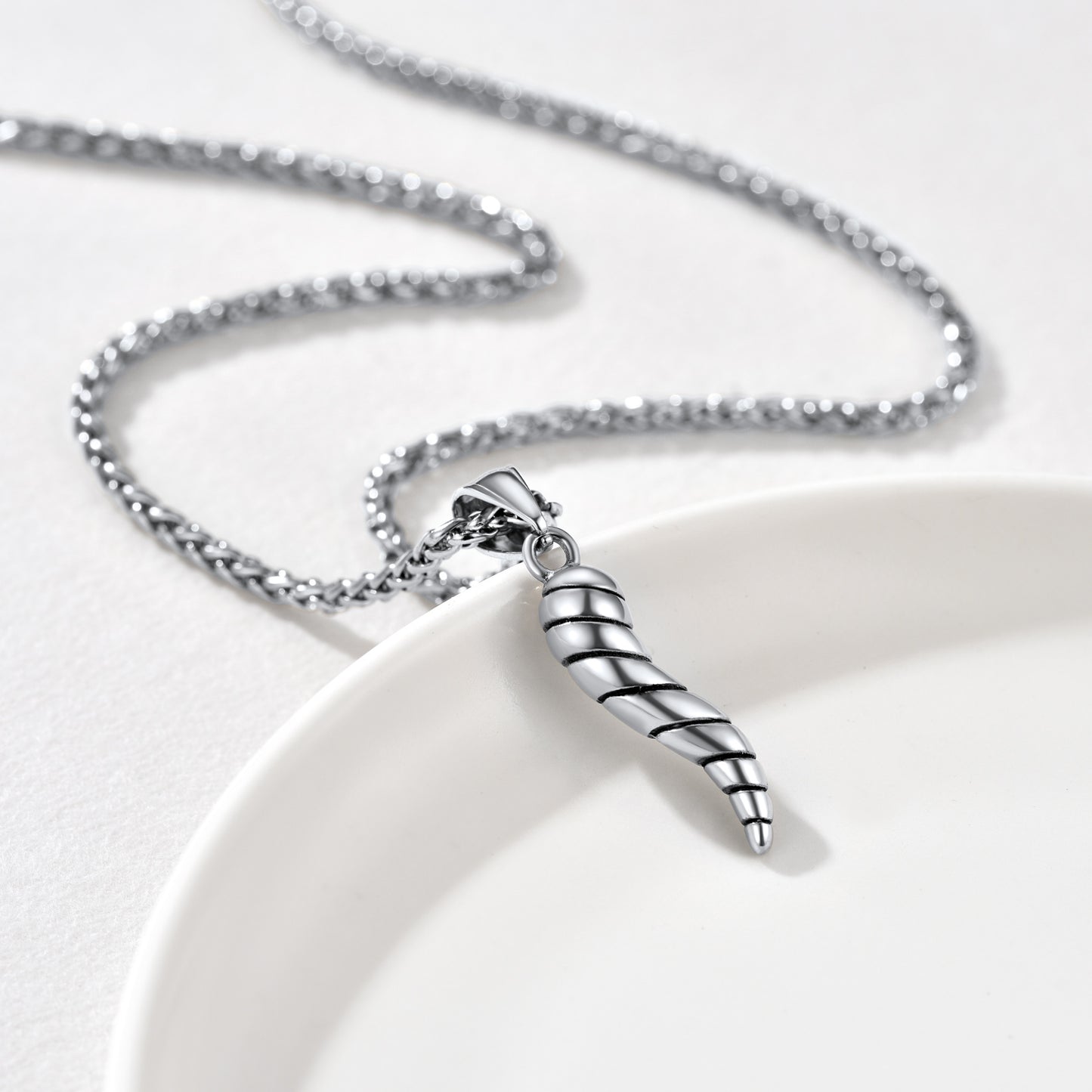 FaithHeart Italian Horn Pendant Necklace Cornicello Amulet Talisman FaithHeart