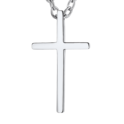 FaithHeart Classic Cross Necklace For Men/Women FaithHeart