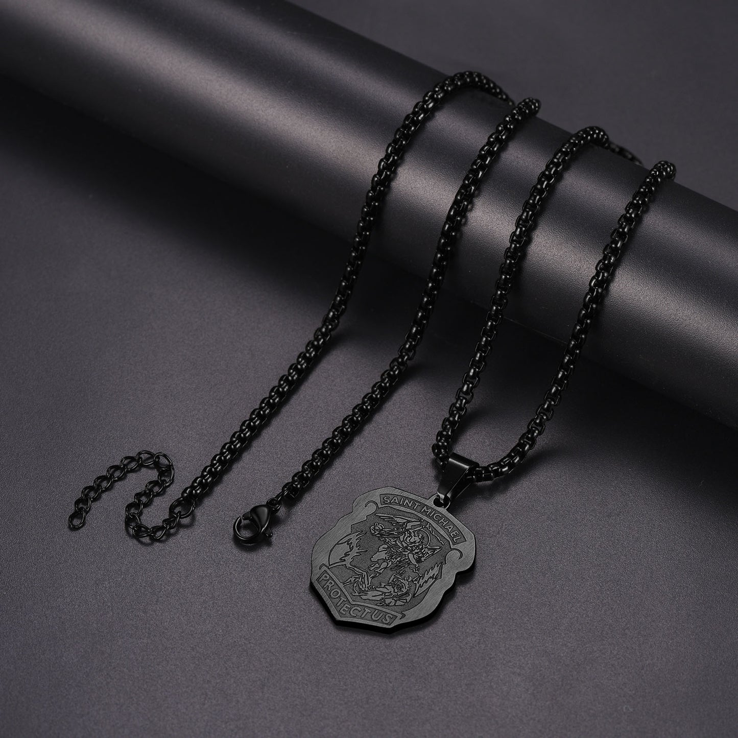 FaithHeart The Archangel St. Michael Necklace Medal Shield Pendant FaithHeart