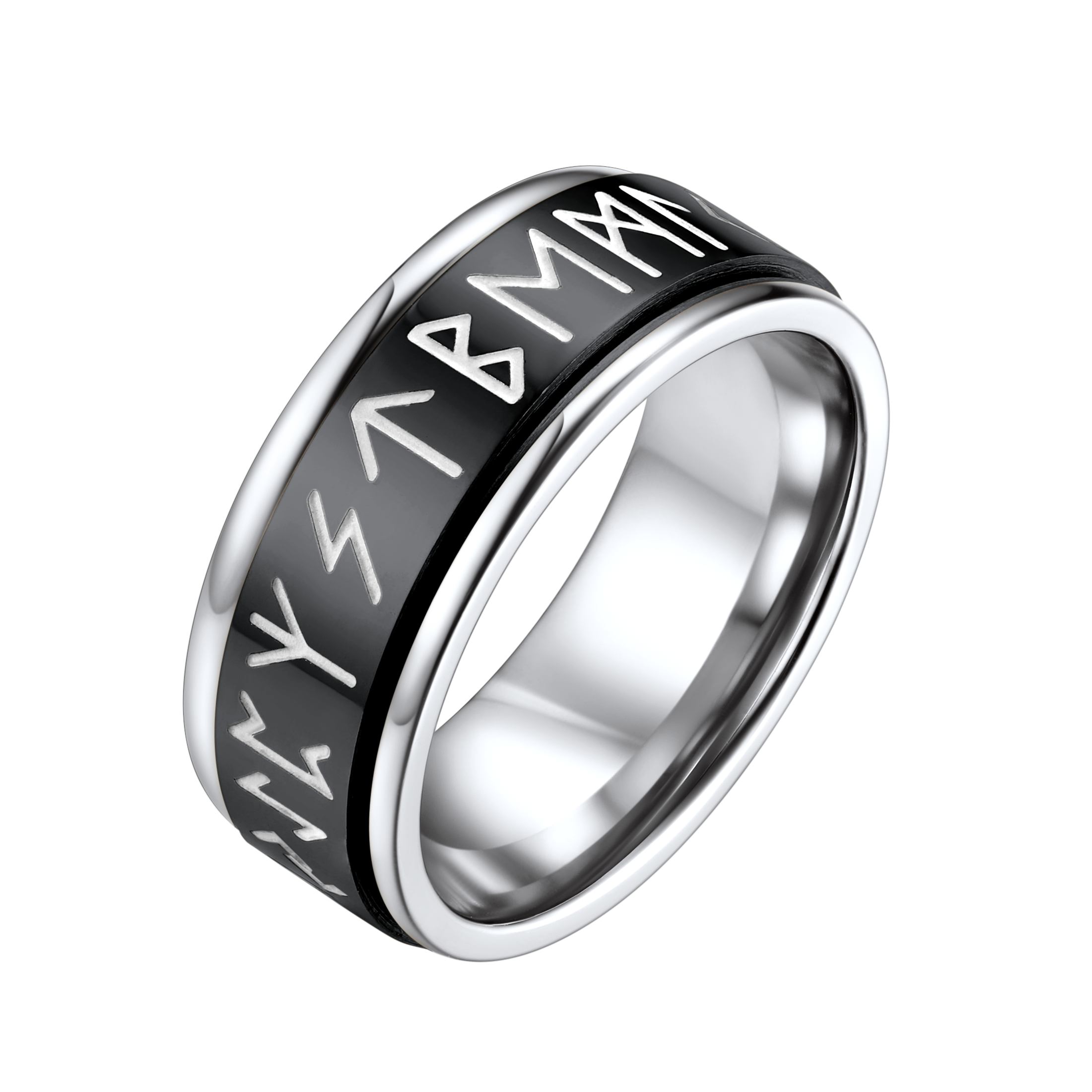 FaithHeart Viking Rune Ring Anxiety Ring For Men FaithHeart