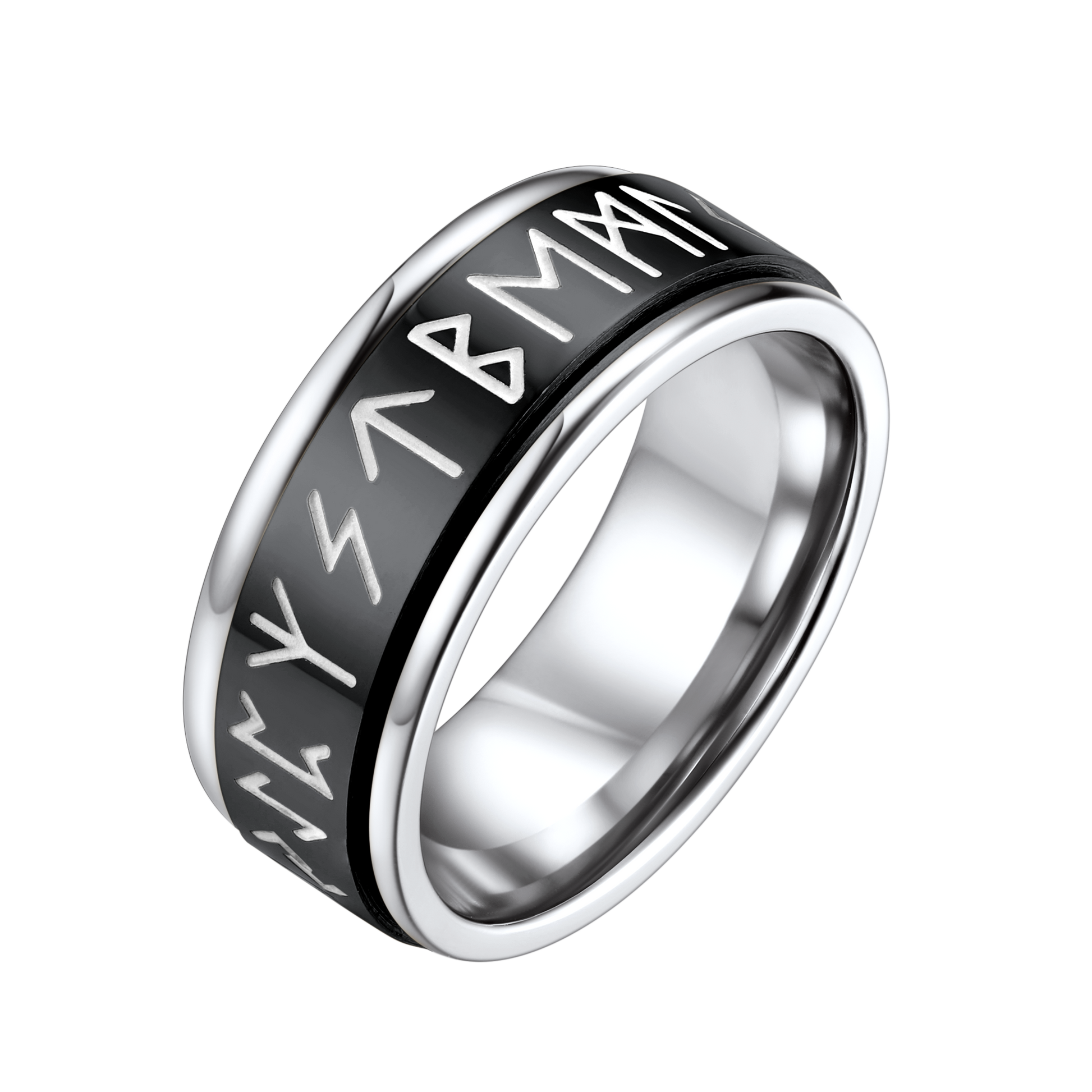 FaithHeart Viking Rune Ring Anxiety Ring For Men FaithHeart