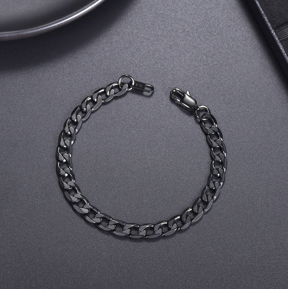 FaithHeart Cuban Link Bracelet Chain Bracelet For Men FaithHeart