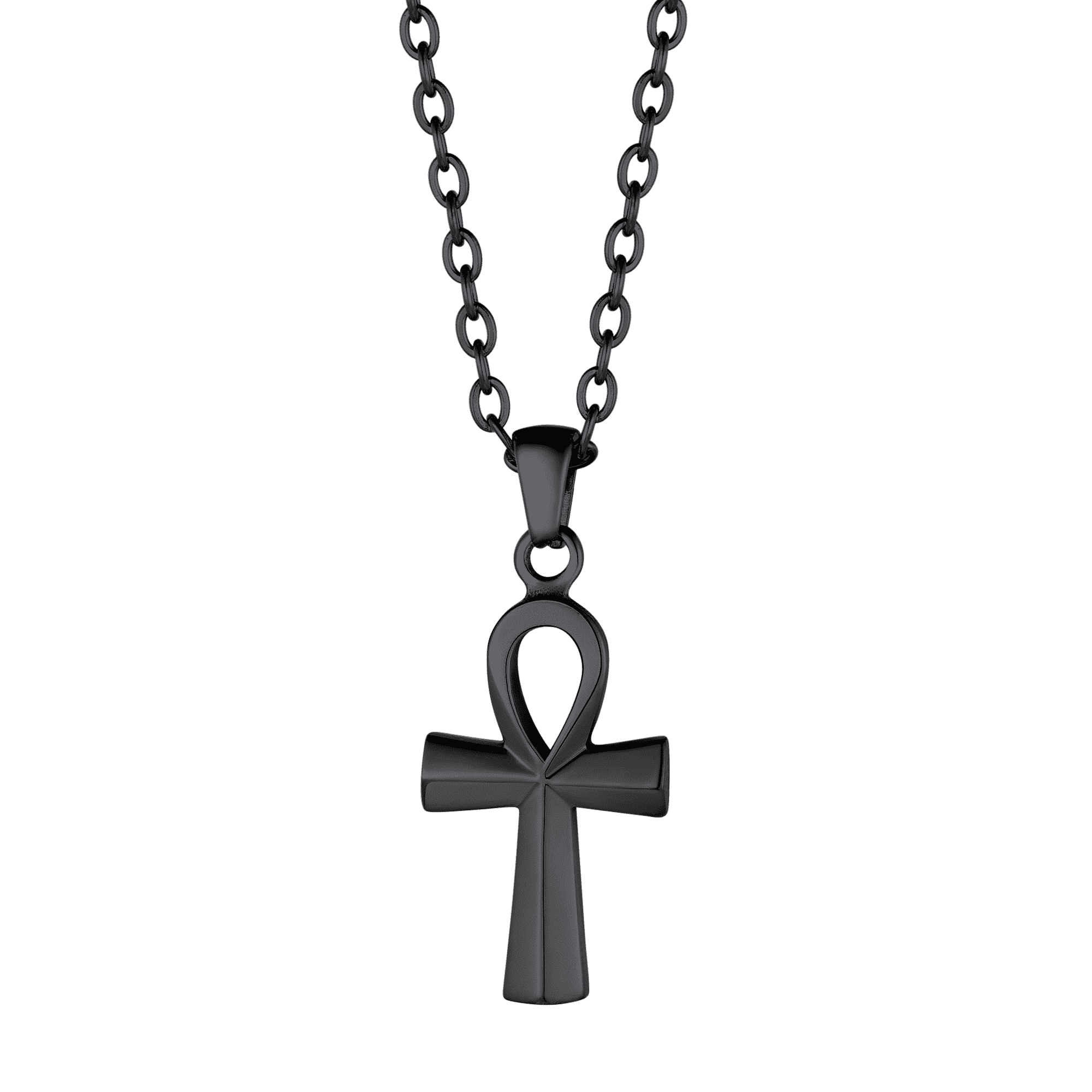 FaithHeart Egyptian Ankh Cross Necklace For Men FaithHeart