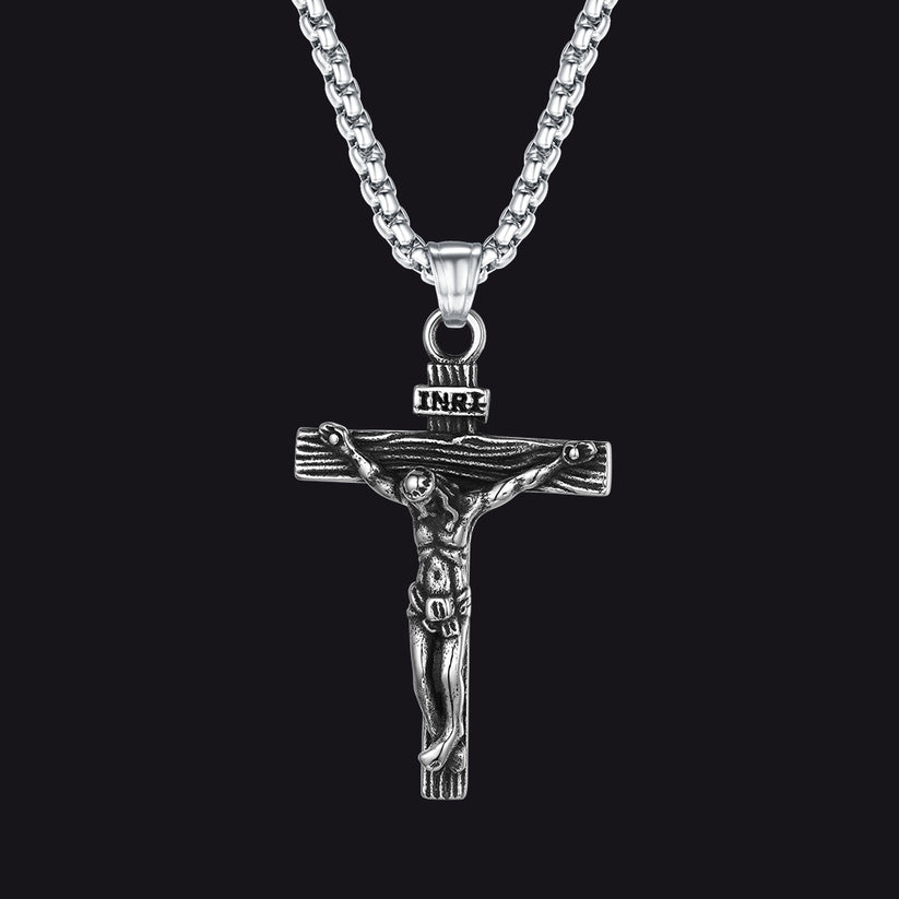 male cross necklace